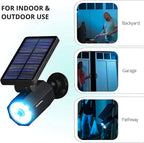Bell+Howell Bionic Spotlight LED Solar Lights Solar-Powered Spot Light with 25 Feet Motion Sensor Outdoor Waterproof Frost Resistant Yard Outdoor Lighting As Seen On TV (Original, Set of 2)