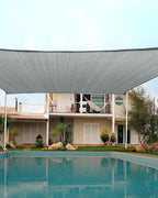 Quictent 12x16ft Rectangular Sun Shade Sail 185G HDPE Canopy 98% UV Block Outdoor Patio Garden Commercial Deck with Hardware Kit