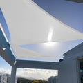 SUNNY GUARD Custom Size 12'x12'x17' Silver Grey Sun Shade Sail Right Triangle UV Block Shade for Backyard Yard Patio Deck Garden(Customized)