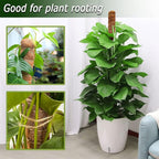 48 Inch Moss Pole, Bendable Moss Pole for Plants Monstera, Tall Moss Poles for Climbing Plants Indoor, Large Moss Pole Support, Garden Trellis Plant Stick Stakes for Potted Plants, Pothos