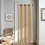 80 inch Curtain Privacy for Doorway – Biscotti Beige, 1 Panel