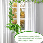 2 Pack 36pcs Chain Trellis for Climbing Plants Indoor & Outdoor, Garden Wall Plant Trellis Plant Vine Support Houseplant Accessories and Plant Gifts for Vine, Ivy, Monstera,Pothos