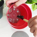 200 Pack 68MM, 2.7 inch Round Mesh Nets for Block Soil Leaking of 4 inch Nursery Pots(or Other Pots Bottom Around 2.7")
