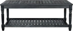 Safavieh Outdoor Collection Oakley Dark Slate Grey Coffee Table