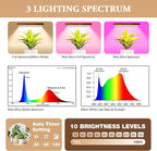 [2026 New Upgraded] Plant Stand Indoor with 4 Grow Lights & 3 Colors, 8 Tiered Corner Plant Shelf, 63" Tall Plant Stands for Indoor Plants Multiple, Metal Flower Display Shelves Holder for Home