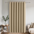 Blackout Patio Sliding Door Curtains – Light Beige, 100Wx90L, 1 Panel