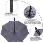 G4Free 47/54/62/68/72 Inch Automatic Open Golf Umbrella Oversize Extra Large Double Canopy Vented Windproof Waterproof Stick Umbrellas