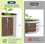 Garvee Galvanized Raised Garden Bed Outdoor, 4x2x2 ft Metal Planter Box for Flowers Vegetables, Rust-Resistant Raised Garden Beds for Gardening, Easy Assembly Outdoor Garden Box & Planters, Beige