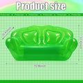 Inflatable Sofa Chair Green PVC Blow Up Couch 2-Seat, 550 lb Limit