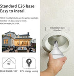 Par38 led Flood Lights Outdoor Light Bulb,Dimmable 1800LM,20W Replace up to 200W,Outdoor Flood Light Bulbs for Backyard,Garage,Porch,Garden,2 Pack 2700K Warm Light