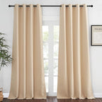 NICETOWN Room Darkening Curtain Blind - Modern Design Light Reducing & Privacy Protection Short Window Drape/Drapery for Kid's Room, 52x95 inches, 1 Piece
