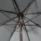 Blissun 9' Outdoor Patio Umbrella, Outdoor Table Umbrella, Yard Umbrella, Market Umbrella with 8 Sturdy Ribs, Push Button Tilt and Crank