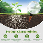 6 Pack Self Watering Globes for Indoor Plant Plastic Water Bulbs 17.5 oz Automatic Watering Planter Insert Top Fill with Slow Release Control Plants Watering Devices System, Water Spikes Stakes