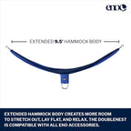 ENO, Eagles Nest Outfitters DoubleNest Lightweight Camping Hammock, 1 to 2 Person, Special Edition Colors, ATC