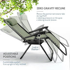 Nestl Zero Gravity Chairs Set of 6 - Sage Green