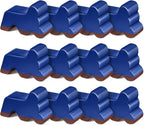 Kigeli 12 Pcs Resin Pot Feet for Outdoor Planters 3 Inch Long 1.5 Inch Tall Flower Handmade Elevator Plant Feet Frost Proof Lifter for 14-20 in Pot(Royal Blue)