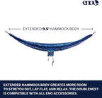 ENO, Eagles Nest Outfitters DoubleNest Lightweight Camping Hammock, 1 to 2 Person, Special Edition Colors, ATC