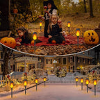 IkeeRuic Solar Flame Torch Lights for Outdoor Decoration, 12Pack Outdoor Lights Solar Powered Waterproof, LED Torches for Outside Decor, Luces Solares Outdoor Decorations for Yard Patio Garden Art