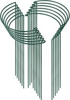 Plant Support Stakes, 12 Pack Iron Tube, 10 x 24 Inch