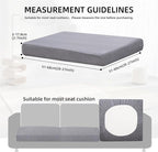 Sofa Cushion Covers, Stretch Fit Outdoor, Multi-Piece Set
