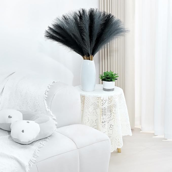 Artificial Pampas Grass Stems, 21.7 Inch, Pack of 60 Pcs