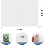 Bird Netting for Garden Protection, CANAGROW 4 Pack Garden Plant Mesh Netting Covers Bags with Drawstring, Insect Bird Barrier Bug Netting for Fruit Blueberry Bushes Vegetable Flower (3.3x4.9FT)