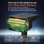 Solar Spot Lights Outdoor Waterproof IP65,6 Pack,Cool Light, 2 Lighting Modes Selectable, Solar Powered Yard Garden Solar Spot Lights for Garden Outside Landscape Auto On/Off