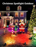 SUNVIE Christmas RGB Low Voltage Landscape Lights 12W LED Color Changing Landscape Lights Remote Control Waterproof Spotlights Outdoor Landscape Lighting for Yard Garden 16 Pack with Connector