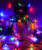 Indoor Flower String Lights, 33 ft 100 LED Multicolor Cherry Blossom