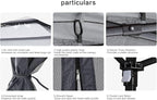 COOSHADE 11x11 Pop Up Gazebo Tent Outdoor Canopy Patio Shelter with Mosquito Netting(Dark Grey)