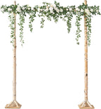 Artificial Wedding Arch Flower Garland 6.5 ft Silk White Sage Green