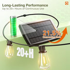 addlon 54 FT Solar String Lights Waterproof, Patio Lights Solar Powered - Image 6