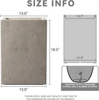 Kante 18.5" H Tall Rectangular Concrete Planters, Outdoor Indoor Lightweight Plant Pots with Drainage Hole and Rubber Plug, Modern Style for Home Garden Patio, Weathered Concrete