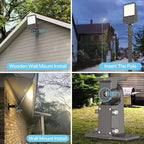 HYPERLITE LED Parking Lot Light - 200W 30000LM 5000K Led Parking Lot Lights Outdoor Dusk to Dawn - Wall Mounted Commercial Led Flood Light for Street Garage Barn Roadways Driveways Pond- 2PACKS