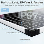Solar Panel Kit 20W 12V with MPPT Controller, Solar Battery Trickle Charger - Image 4