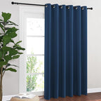 Blackout Sliding Door Curtains 84 Inch Length – W80 x L84, 1 Panel