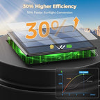 XMCOSY+ Solar Pathway Lights Outdoor, 20 LM LED Solar Garden Lights Seeded Glass, Waterproof IP65 Metal Outdoor Solar Lights for Yard Path Lawn Walkway Driveway Backyard (‎Black & Grey)