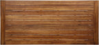 Great Deal Furniture Beau Outdoor Eight Seater Wooden Dining Table, Teak and Rustic Metal Finish