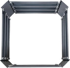 Sunnydaze 11.75" H Raised Metal Garden Bed - Galvanized Raised Garden Bed Outdoor for Vegetables and Flowers - Dark Gray - Square