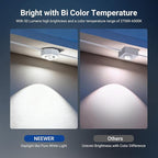 NEEWER 144ft Permanent Outdoor Lights for House Decor, Smart AI RGBCW Outside Eaves String Christmas Lighting with 90 LED Lights App Control 50+ Scenes IP65 Waterproof, Compatible with Alexa, NR02