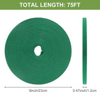 SumDirect Plant Tape 75 ft Plant Ties for Climbing Plants Garden Twist Ties Plants Adjustable Green Garden Tape for Plants, Flowers, Vines and Tree (75 ft x 1/2 in)