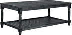 Safavieh Outdoor Collection Oakley Dark Slate Grey Coffee Table
