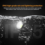 LemonBest Landscape Lights - 5W 110V Outdoor Spotlight - Waterproof IP65-3000K Cool White LED Landscape Lights - 5ft Cable for Yard Garden Patio Driveway House (Include Spike) (4 Pack)