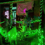 String Lights 200 LED 66ft Green Outdoor Waterproof Halloween