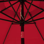 Blissun 9' Outdoor Patio Umbrella, Outdoor Table Umbrella, Yard Umbrella, Market Umbrella with 8 Sturdy Ribs, Push Button Tilt and Crank