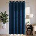Blackout Patio Sliding Door Curtains – Navy Blue, 70Wx96L, 1 Panel