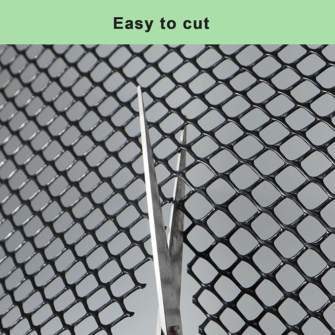 vensovo Black Plastic Wire Mesh 15.7IN x 10FT Roll - Image 7
