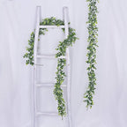 Grey Green Artificial Eucalyptus Garland, 6 Pack, 6 Ft Plastic Greenery
