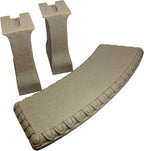 Emsco Group 2306-1AZ Garden Bench – Natural Sandstone Appearance – Made of Resin – Lightweight – 12” Height