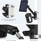HOLACA 2-in-1 Pole Mounting Bracket for Stick Up Cam Pro Solar Panel, Spotlight Cam Pro/Plus and Stick Up Cam Battery/Wired Outdoor Mount Accessories for Ring SuperSolar Panel (Black)